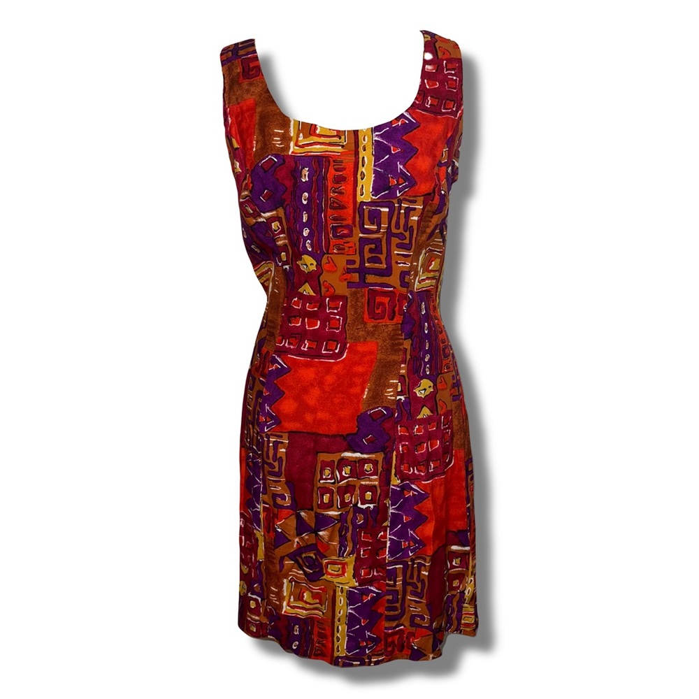 Vintage Rampage Abstract Mini Dress - Picture 1 of 9